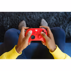 Microsoft Xbox Wireless Controller Rouge Bluetooth/USB Manette de jeu Analogique/Numérique Xbox, Xbox One, Xbox Series S, Xbox Series X - Vue supplémentaire 17
