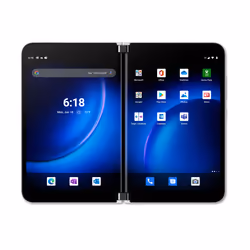 Microsoft Surface Duo 2, 14,7 cm (5.8"), 8 Go, 256 Go, 12 MP, Android 11, Blanc