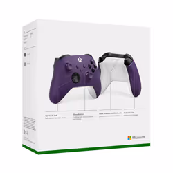 Microsoft QAU-00069 accessoire de jeux vidéo Violet Bluetooth/USB Manette de jeu Analogique/Numérique Android, PC, Xbox Series S, Xbox Series X, iOS