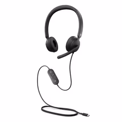 Microsoft Modern USB-C Headset, Avec fil, 100 - 20000 Hz, Bureau/Centre d'appels, 150 g, Casque, Noir