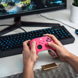 Microsoft Xbox Wireless Controller Manette Sans Fil Rose Blanc Bluetooth - Vue supplémentaire 9