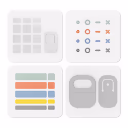 Microsoft Surface Adaptive Kit, Multicolore, 33 pièce(s), 111,1 mm, 111,1 mm, 16 mm, 48,2 g