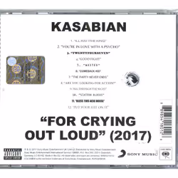 Sony Music Kasabian - For Crying Out Loud, CD Rock
