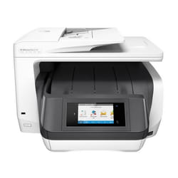 HP OfficeJet Pro Imprimante tout-en-un 8730, Couleur, Imprimante pour Domicile, Impression, copie, scan, fax, Chargeur automatique de documents de 50 pages; Impression USB en façade; Numérisation vers e-mail/PDF; Impression recto-verso