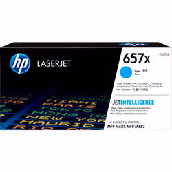HP Cartouche de toner cyan 657X LaserJet grande capacité authentique, 23000 pages, Cyan, 1 pièce(s)