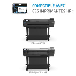 HP 728 DesignJet cartouche d'encre jaune, 300 ml