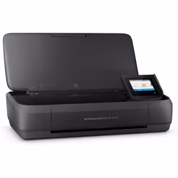 HP OfficeJet Imprimante tout-en-un portable 250, Couleur, Imprimante pour Petit bureau, Impression, copie, numérisation, Chargeur automatique de documents de 10 feuilles