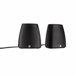 HP Haut-parleur noir S3100 USB, 1-voie, 2.0 canaux, Avec fil, 2,4 W, Noir