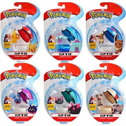 Figurine Pokemon ClipNGo Pokeball Series 7 Mix - Pokemon - Jouet - Enfant - Multicouleur