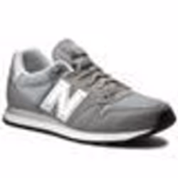 Baskets 500 - NEW BALANCE - Gris - Mixte - Lacets - Cuir