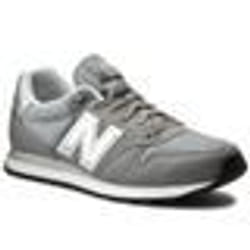 Baskets 500 - NEW BALANCE - Gris - Mixte - Lacets - Cuir