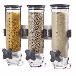 Honey-Can-Do KCH-06139, Distributeur, 1,2 L, Transparent, Noir, Chine, 387,4 mm, 146,1 mm
