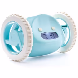Nanda Home Clocky Réveil numérique Bleu