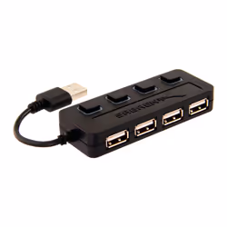Sabrent HB-UMLS hub & concentrateur 480 Mbit/s Noir