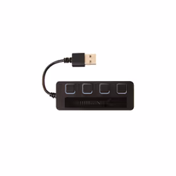 Sabrent HB-UMLS hub & concentrateur 480 Mbit/s Noir