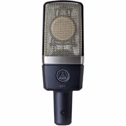 AKG C214, Microphone de studio, 20 - 20000 Hz, 1000 Ohm, Cardioïde, Avec fil, XLR-3