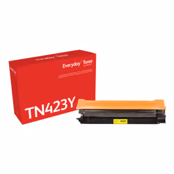 Everyday Toner Jaune ™ de compatible avec Brother TN-423Y, Grande capacité, 4000 pages, Jaune, 1 pièce(s)