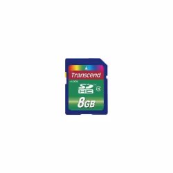 Transcend TS8GSDHC4, 8 Go, SDHC, Noir