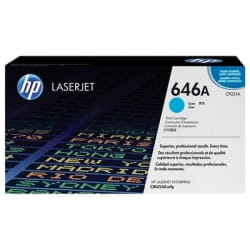 HP 646A toner LaserJet cyan authentique