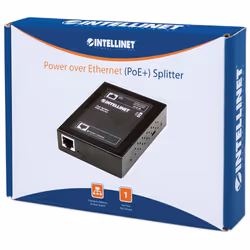 Intellinet 560443 séparateur voix-données Noir Connexion Ethernet, supportant l'alimentation via ce port (PoE) - Vue supplémentaire 9