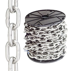 Chaîne à rouleaux galvanisée 4 mm (rouleau de 84 mètres)