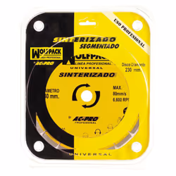 Disque diamant 230 mm. Travail général Segmenté Fritté
