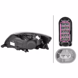 Projecteur principal HELLA 1ED010 417-341, droite - Vue supplémentaire 4