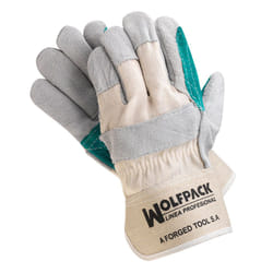 Gants américains à paume renforcée en cuir fendu (paire)