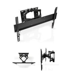 Support TV Mural - Non spécifié - 37-80 pouces - Inclinable - Acier Noir - 35 kg max