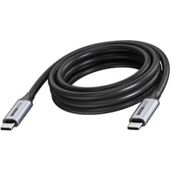 Vision TC 5MUSBC/BL câble USB USB 3.2 Gen 2 (3.1 Gen 2) 5 m USB C Noir, Gris
