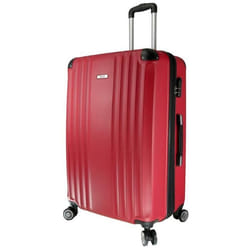 Valise Rigide VIDA VR610B - Rouge - Grand - 4 roulettes - Doubles Roues - Cadenas TSA