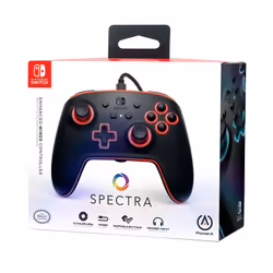 PowerA 1510925-01, Manette de jeu, Nintendo Switch, Nintendo Switch Lite, Analogique, différent, Avec fil, USB