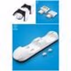 Station de Charge Double - FR-TEC - PS5 - LED Colorées - Compatible avec 2 Manettes - Blanc
