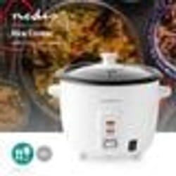 Cuiseur à Riz 300 W 06 L Blanc PANIER CUIT VAPEUR