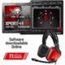 Casque Gamer - XPERT - H100 - 7.1 Virtual Surround - Rouge - USB avec LED