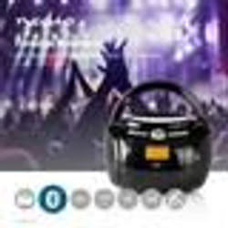 Lecteur CD Portable Stéréo 9 W USB Bluetooth® RADIO FM Lecture USB PILES ET SECTEUR