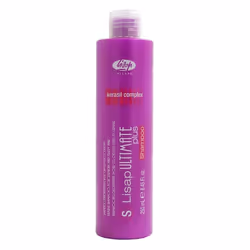 Lisap Ultimate Plus Shampoo, 250 ml, Shampoing, Professionnel, Femmes, Cheveux bouclés, Cheveux crépus, Cheveux lisses, Hydra ...