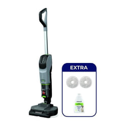 Bissell SpinWave + Vac Pet Select Aspirateur balai Batterie Sec&humide Sans sac 0 L 370 W Noir, Gris, Citron vert