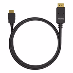 Vision TC 2MDPHDMI8K/BL câble vidéo et adaptateur 2 m DisplayPort HDMI Noir - Vue supplémentaire 3