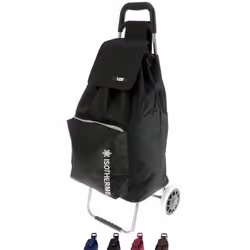 Chariot de courses VIDA CV605 caddie 2 Roues POCHE ISOTERME léger pratique solide pas cher qualitatif grosse contenance 53L