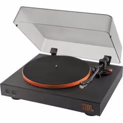 JBL Spinner BT, Tourne-disque entraîné par courroie, Noir, Or, Aluminium, 33 1/3,45 tr/min, Moteur CC, 65 dB