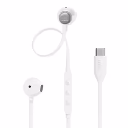 JBL Tune 305C, Avec fil, 20 - 40000 Hz, Appels/Musique, 15,3 g, Casque, Blanc