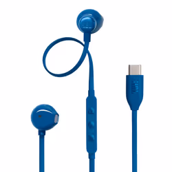 JBL Tune 305C, Avec fil, 20 - 40000 Hz, Appels/Musique, 15,3 g, Casque, Bleu