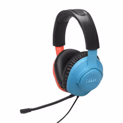 JBL Quantum 100N Casque Avec fil Arceau Jouer Bleu, Rouge - Vue supplémentaire 8