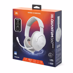 JBL QUANTUM 360 Bluetooth Blanc - Vue supplémentaire 8