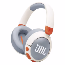 JBL Junior 470NC, Sans fil, Appels/Musique, 20 - 20000 Hz, 196 g, Casque, Gris clair, Blanc
