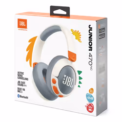 JBL Junior 470NC Casque Sans fil Arceau Type-C Bluetooth Gris clair, Blanc - Vue supplémentaire 7