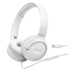 JBL Tune 520C USB-C Écouteurs Avec fil Arceau Appels/Musique USB Type-C Blanc