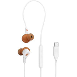 JBL Endurance Run 3C USB C Casque Avec fil Ecouteurs Sports USB Type-C Marron, Blanc