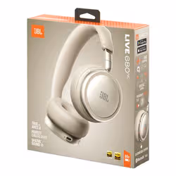 JBL Live 680 NC Casque Avec fil &sans fil Arceau Appels/Musique USB Type-C Bluetooth Champagne - Vue supplémentaire 8